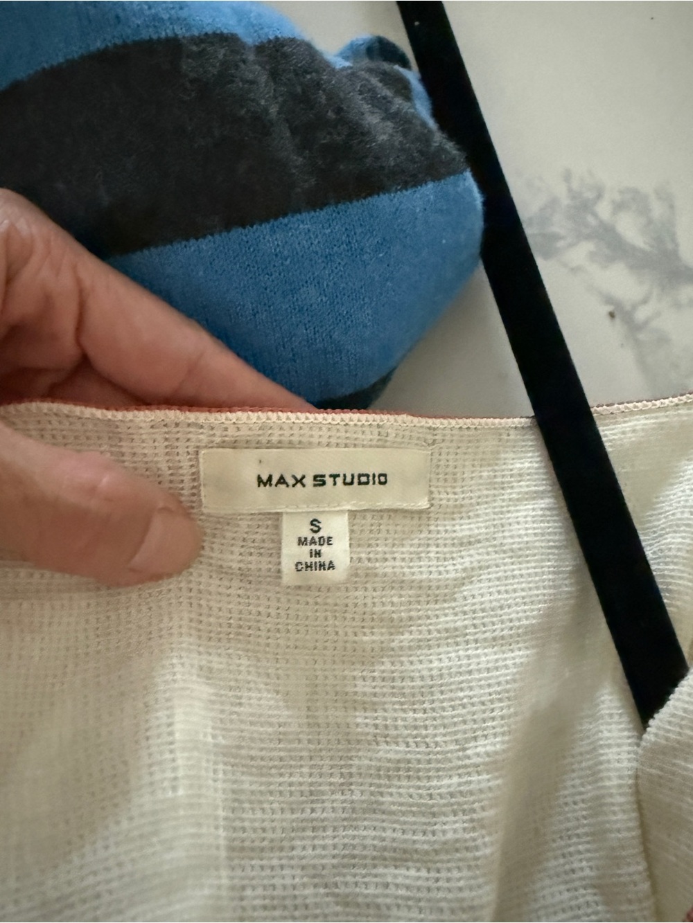 Max Studio Ivory Maxi Dress with Red & Yellow Floral Hem - Picture 3 of 3